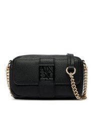Armani Exchange Torebka XW000324 AF11902 UC001 Czarny. Czarne listonoszki Armani Exchange, bez wzorów, ze skóry, bez dodatków. Za 564.99 zł.