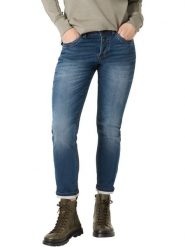 Timezone Dżinsy - Skinny fit - w kolorze niebieskim rozmiar: 25. Niebieskie jeansy Timezone, bez wzorów. Za 122.09 zł.