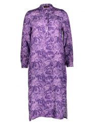 Miss goodlife Sukienka "Flower" w kolorze fioletowym rozmiar: L. Różowe sukienki miss goodlife, na co dzień, l, bez wzorów, z wiskozy, bez kołnierzyka, bez ramiączek, midi, proste. Za 217.99 zł.