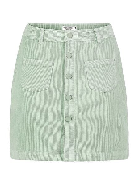 Sublevel Spódnica sztruksowa w kolorze miętowym rozmiar: L. Zielone spódnice Sublevel, l, bez wzorów, ze sztruksu, mini. Za 69.42 zł.