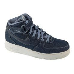 Buty sportowe Sneakersy damskie, Air Force 1 07. Niebieskie obuwie sportowe Nike, bez zapięcia, trekkingowe, Nike Air Force. Za 499.99 zł.