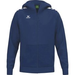 Bluza z kapturem Erima CMPT Wings. Niebieskie bluzy Erima, m, bez wzorów, z bawełny, z kapturem. Za 327.99 zł.