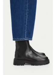 Lasocki Botki CEO-RST-58126-02 Czarny. Czarne botki Lasocki, bez wzorów, ze skóry, bez obcasa, na płaskiej podeszwie, bez zapięcia. Za 279.99 zł.