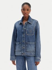 Liu Jo Kurtka jeansowa UA6125 D4854 Niebieski Regular Fit. Niebieskie kurtki Liu Jo, m, bez wzorów, z jeansu, bez kaptura. Za 949.99 zł.