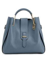 Lucca Baldi Skórzana torebka "Vinci" w kolorze błękitnym - 33 x 28 x 13 cm rozmiar: onesize. Niebieskie torby na ramię Lucca Baldi, bez wzorów, z materiału, na ramię, bez dodatków. Za 347.99 zł.