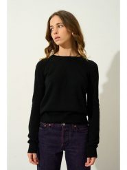 AUTHENTIC CASHMERE Kaszmirowy sweter "Etret" w kolorze czarnym rozmiar: XXL. Czarne swetry AUTHENTIC CASHMERE, xxl, bez wzorów, z kaszmiru, bez ramiączek. Za 279.96 zł.