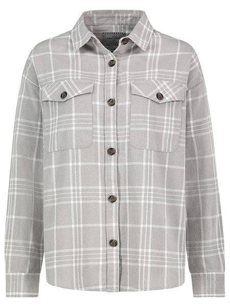 Eight2Nine Koszula w kolorze szaro-białym rozmiar: S. Szare koszule Eight2Nine, s, bez wzorów, z bawełny, bez kołnierzyka, bez ramiączek. Za 86.99 zł.