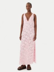 MICHAEL Michael Kors Sukienka letnia MS683HIKR1 Różowy jasny Slim Fit. Czerwone sukienki MICHAEL Michael Kors, na lato, bez wzorów, z syntetyku, bez kołnierzyka, bez ramiączek. Za 1,389.00 zł.