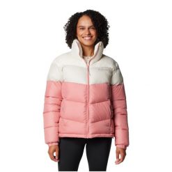 Kurtka sportowa damska Puffect II Colorblock Jacket. Czerwone kurtki sportowe Columbia, m, bez wzorów, z poliesteru, bez kaptura, trekkingowe. Za 449.99 zł.