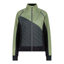 Bluza sportowa damska CMP 30A2276E624GREENTEA. Brązowe bluzy CMP, na zimę, bez wzorów, z materiału, z kapturem. Za 634.00 zł.