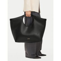 Torebka GINO ROSSI. Czarne shopper Gino Rossi, bez wzorów, bez dodatków. Za 299.99 zł.
