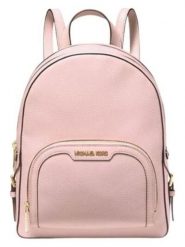 Michael Kors Skórzany plecak w kolorze jasnoróżowym - 24 x 30 x 9 cm rozmiar: onesize. Różowe plecaki Michael Kors, bez wzorów, z materiału. Za 774.95 zł.