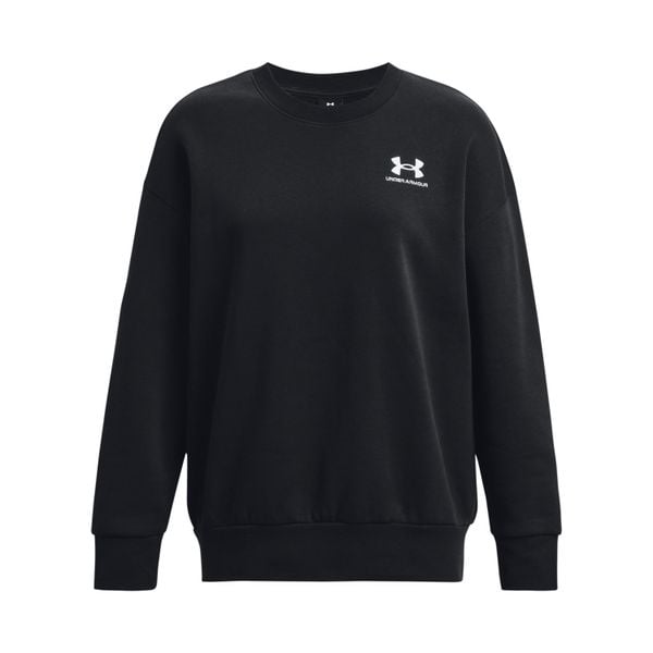 Bluza damska Under Armour Essential Flc OS Crew. Białe bluzy Under Armour, bez wzorów, bez kaptura. Za 276.50 zł.