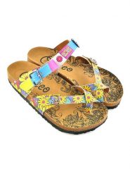 Calceo Japonki ze wzorem rozmiar: 37. Klapki Calceo, bez wzorów, z materiału, z otwartym noskiem, bez obcasa. Za 165.99 zł.