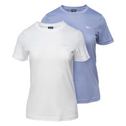 T-shirt Damski Jodin 2pak. Białe t-shirty Hi-tec, bez wzorów, bez kołnierzyka, bez ramiączek. Za 77.99 zł.