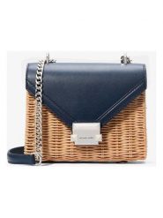 Michael Kors Torebka w kolorze granatowo-jasnobrązowym - 21 x 18 x 7 cm rozmiar: onesize. Brązowe torby na ramię Michael Kors, bez wzorów, z materiału, na ramię, bez dodatków. Za 810.72 zł.