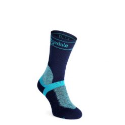 Skarpety rowerowe damskie Bridgedale MTB Winter Weight T2 Merino Sport Boot. Niebieskie skarpety Bridgedale, bez wzorów. Za 93.99 zł.