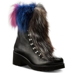 Botki EVA MINGE - Aina 2B 17SF1372274EF 101. Czarne botki Eva Minge, bez wzorów, ze skóry, bez obcasa, bez zapięcia. W wyprzedaży za 429.00 zł.