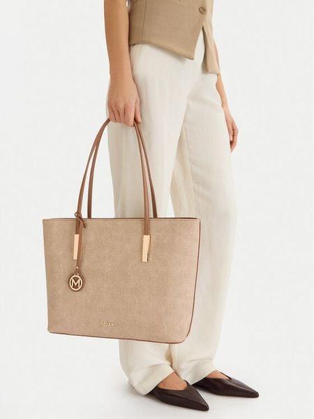 MEXX Torebka CEO-MEXX-X-006-09 Beżowy. Brązowe shopper Mexx, bez wzorów, z materiału, bez dodatków. Za 159.99 zł.