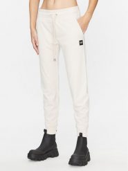 DKNY Sport Spodnie dresowe DP3P1854 Beżowy Regular Fit. Brązowe spodnie dresowe DKNY Sport, xl, bez wzorów, z dresówki. Za 99.99 zł.