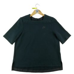 Second life - Bluza damska Nike - Stan dobry. Czarne bluzy Nike, m, bez wzorów, z materiału, bez kaptura. Za 106.46 zł.