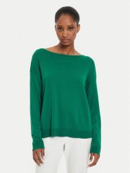 United Colors Of Benetton Bluzka 103CD10AV Zielony Regular Fit. Zielone bluzki United Colors of Benetton, l, bez wzorów, z bawełny, bez kołnierzyka, bez ramiączek. Za 139.99 zł.
