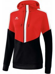 Erima Bluza "Squad" w kolorze czarno-czerwonym rozmiar: 36. Czarne bluzy Erima, bez wzorów, z kapturem. Za 70.41 zł.