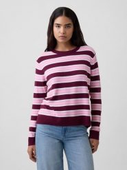 GAP Sweter w kolorze bordowo-jasnoróżowym rozmiar: XXL. Czerwone swetry GAP, xxl, bez wzorów, z bawełny, bez ramiączek. Za 179.95 zł.