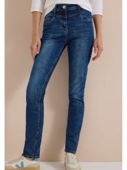Cecil Dżinsy - Slim fit - w kolorze granatowym rozmiar: W28/L30. Niebieskie jeansy Cecil, l, z aplikacjami, z podwyższonym stanem. Za 174.95 zł.