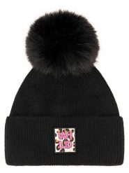 Zwillingsherz Czapka "Wild Leo" w kolorze czarnym rozmiar: onesize. Czarne czapki Zwillingsherz, bez wzorów, z materiału. Za 110.95 zł.