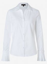 More & More Bluzka w kolorze białym rozmiar: 40. Białe bluzki More & More, bez wzorów, bez kołnierzyka, bez ramiączek. Za 100.99 zł.