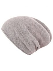 Zwillingsherz Kaszmirowa czapka beanie w kolorze jasnoszarym rozmiar: onesize. Szare czapki Zwillingsherz, bez wzorów, z kaszmiru. Za 136.45 zł.
