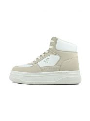 GAP Sneakersy "Paradise Mid II Bsc" w kolorze biało-beżowym rozmiar: 37. Białe trampki GAP, bez wzorów, za kostkę, bez zapięcia. Za 158.84 zł.