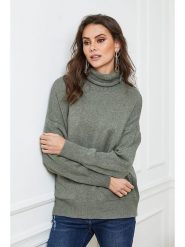 Joséfine Sweter "Vinicius" w kolorze khaki rozmiar: XL. Brązowe golfy Joséfine, xl, bez wzorów, z kaszmiru, bez ramiączek. Za 189.15 zł.