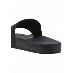 Klapki unisex PUMA Leadcat 2.0. Czarne klapki Puma, bez wzorów, z materiału, bez obcasa. Za 256.00 zł.