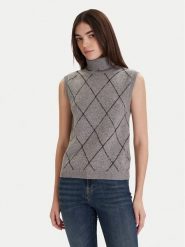 ViCOLO Golf 77069F Szary Regular Fit. Szare golfy ViCOLO, m, bez wzorów, z wełny, bez ramiączek. Za 419.99 zł.