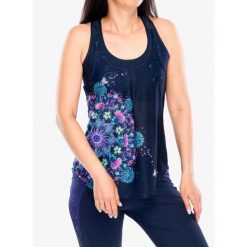 Top damski Crazy Top Break. Niebieskie koszulki sportowe Crazy, bez wzorów, bez ramiączek. Za 377.99 zł.
