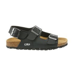 Sandały damskie CMP Eco Keidha. Czarne sandały CMP, bez wzorów, sportowe, bez obcasa, bez zapięcia. Za 199.50 zł.