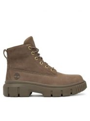 Timberland Trapery Greyfield TB0A2FT6EM51 Khaki. Brązowe trapery i śniegowce Timberland, z nubiku. Za 629.99 zł.