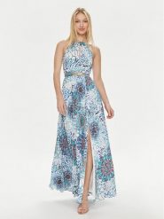 Marciano Guess Sukienka letnia 4GGK14 9739Z Niebieski Regular Fit. Niebieskie sukienki Marciano Guess, na lato, z aplikacjami, z syntetyku, bez kołnierzyka, bez ramiączek. Za 1,649.00 zł.