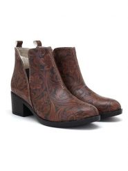 Goby Botki w kolorze brązowym rozmiar: 39. Brązowe botki Goby, bez wzorów, bez obcasa, bez zapięcia. Za 347.99 zł.