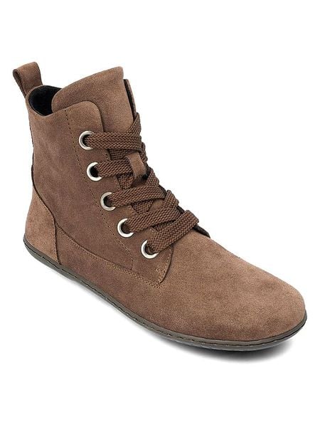 Groundies Skórzane buty "Salzburg" w kolorze brązowym do chodzenia na boso rozmiar: 40. Brązowe botki Groundies, bez wzorów, bez obcasa, bez zapięcia. Za 339.99 zł.