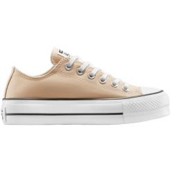 Adidasy Converse Chuck Taylor All Star Lift Platform Polka, Dla obu płci. Brązowe obuwie sportowe Converse, z tkaniny, bez zapięcia. Za 490.00 zł.