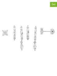 U.S. Polo Assn. Kolczyki (3 pary) z kryształami rozmiar: onesize. Szare kolczyki U.S. Polo Assn., z kryształem, metalowe. Za 108.99 zł.