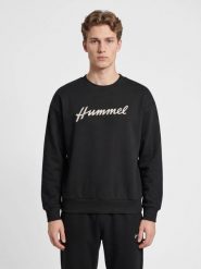 Hummel Bluza treningowa hmlCLUB W z bawełny ekologicznej i poliestru z. Czarne bluzy Hummel, m, bez wzorów, z bawełny, bez kaptura. Za 175.26 zł.