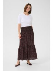 Kaffe Spódnica w kolorze bordowo-czarnym rozmiar: M/L. Czerwone spódnice Kaffe, l, bez wzorów, z wiskozy, maxi. Za 154.95 zł.