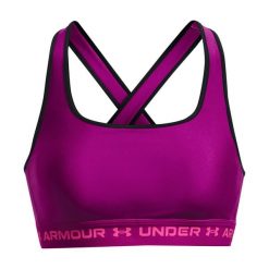 Stanik fitness Under Armour Crossback Mid. Fioletowe bielizna sportowa Under Armour, xs, bez wzorów. Za 78.99 zł.