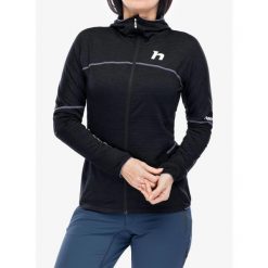 Bluza z kapturem damska Hannah Meda Hoody. Czarne bluzy Hannah, na zimę, s, bez wzorów, z kapturem. Za 308.99 zł.
