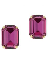 Otazu Pozłacane kolczyki-wkrętki z kryształami Swarovski rozmiar: onesize. Różowe kolczyki Otazu, z kryształem, pozłacane. Za 165.99 zł.