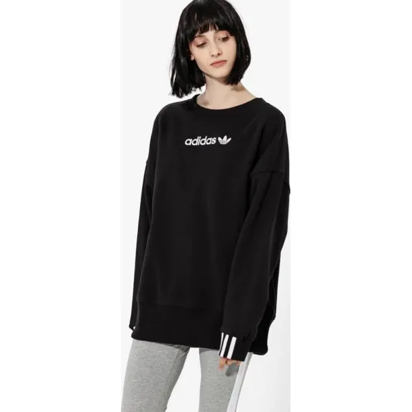 Adidas Bluza Coeeze Sweat Coeeze , czarny, rozmiar L. Czarne bluzy Adidas, l, z aplikacjami, z bawełny, bez kaptura. W wyprzedaży za 179.99 zł.